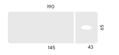MEDICLIN THERAPY lehátko vyšetřovací, tmavě modré č.8