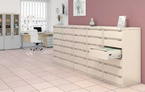 LK - A5 - atyp, kartotéka A5, šířka 610 mm, bílá RAL 9003