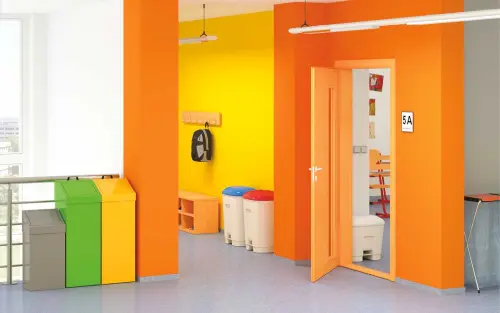 NTO 95 nádoba na tříděný odpad 100 l, žlutá RAL 1018