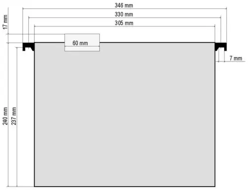 M 7590 kapsa závěsná, balení 50ks, modrá