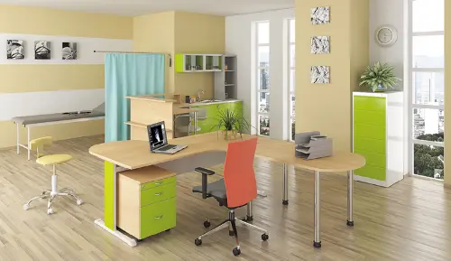 TZZ zástěna teleskopická, žlutý