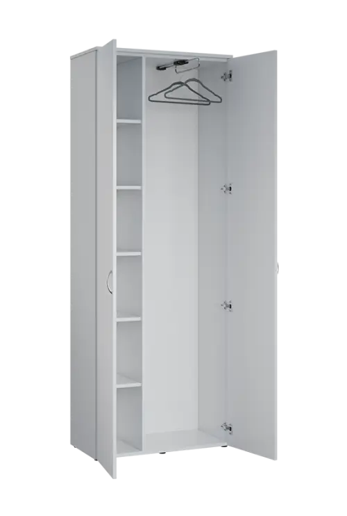 SR 6 - 81 šatní skříň, výsuvné ramínko, 2150x800x400, dub bardolino