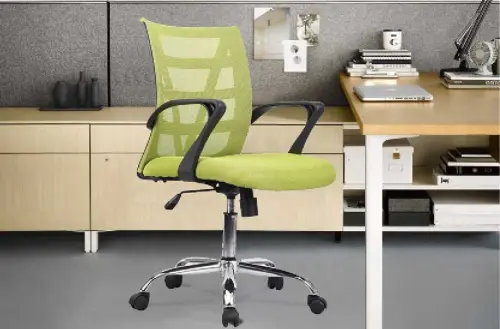JUPITER židle kancelářská, látka MESH zelená