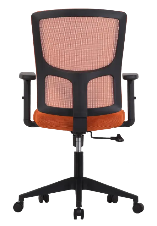 VALERIO židle kancelářská, látka oranžová