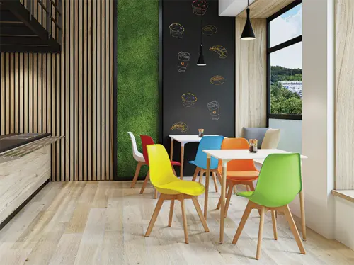 PORTO - 120 stůl s MDF deskou, nohy buk, 1200x800 mm, černý lak