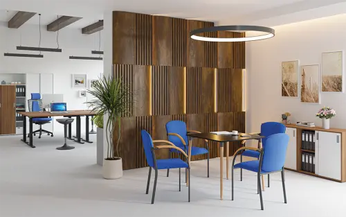 PORTO - 120 stůl s MDF deskou, nohy buk, 1200x800 mm, černý lak