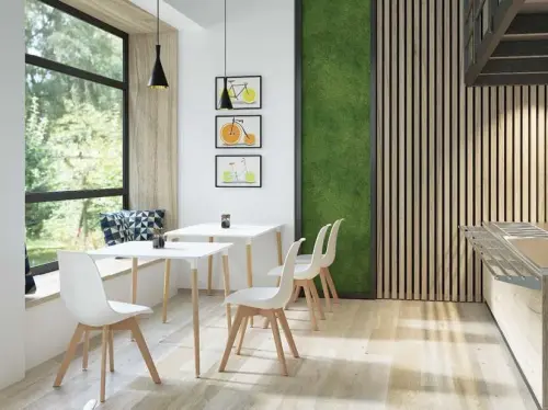 DINO židle konferenční, nohy buk, plast + sedák černý