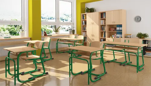 JAROSLAV 1 židle pevná, velikost 7 RAL 1028 - žlutá