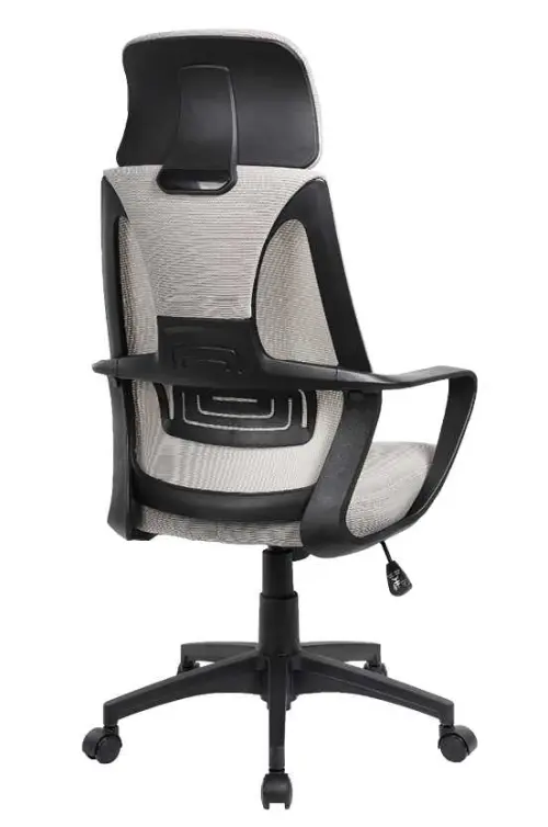 NOEMI - B židle kancelářská, černá kostra, šedá