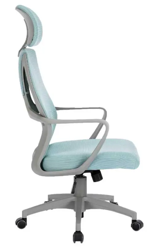 NOEMI - G židle kancelářská, šedá kostra, pastelově zelená