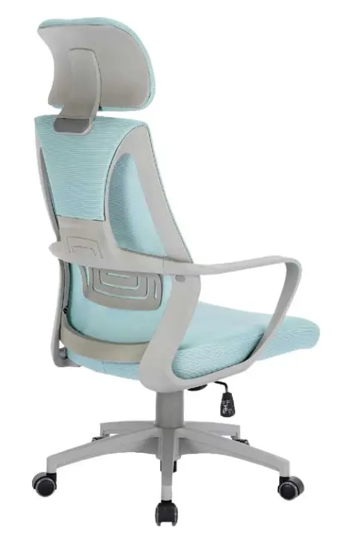 NOEMI - G židle kancelářská, šedá kostra, pastelově zelená