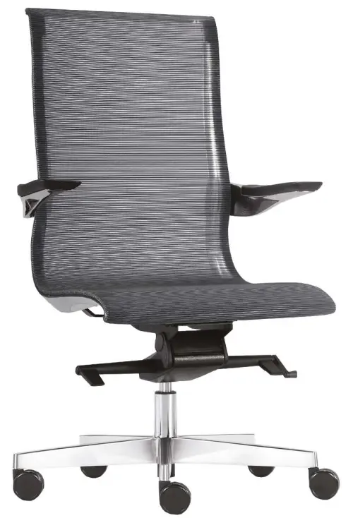 VIGO křeslo kancelářské, mesh šedá