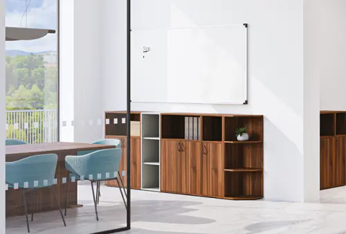 OV 3 - 4N kancelářská skříň, nika, 1100x400x400, šedá