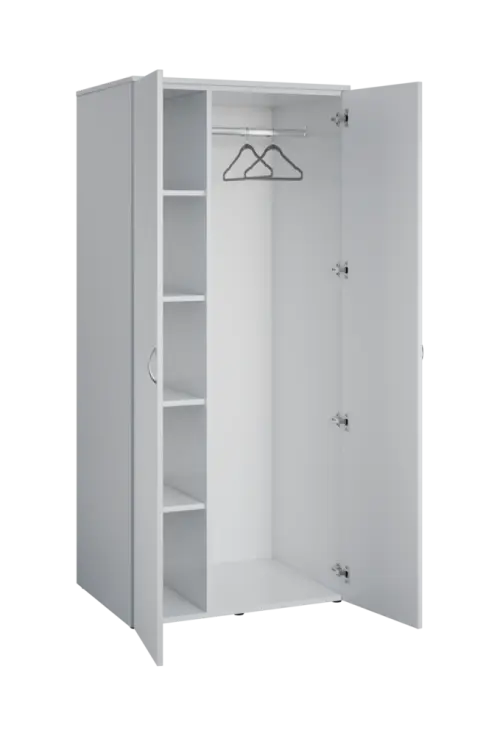 EST 5 - 82 šatní skříň, 2-dveřová, tyč, 1800x800x600, javor horský