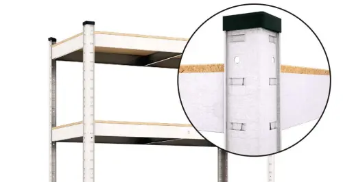 BASIC regál 1800x900x600/5 polic/175 kg, pozink