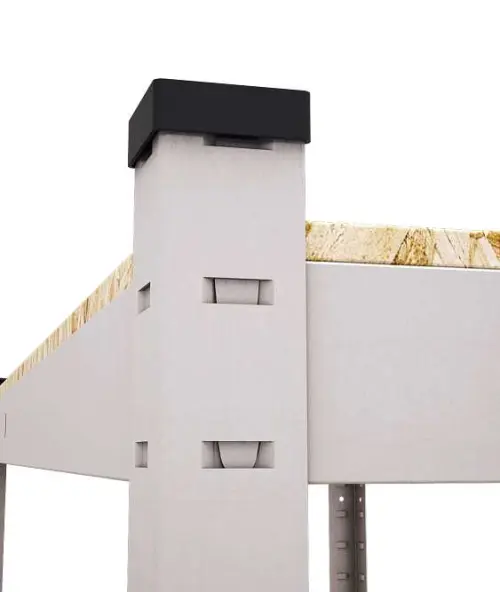 STRONG regál 2000x1000x400/5 polic/200 kg, bílá