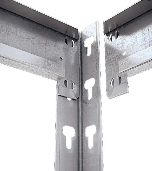 HEAVY regál 2160x1600x500/5 polic/400 kg, pozink