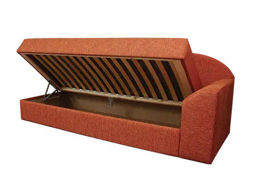 MELISA rošt, válenda celočalouněná, provedení pravé, látka BEST 09 - látka písková