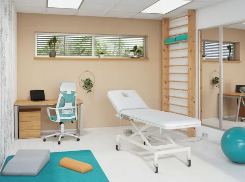 VLE - 001 lehátko elektricky stavitelné, bílé