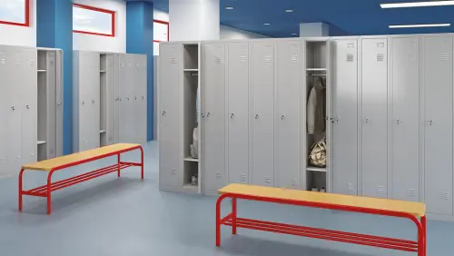 SLX 120 lavička šatní RAL 3002 - červená