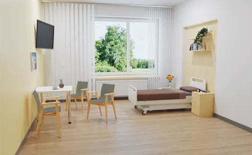 JOLLY židle jídelní čalouněná, rám masiv, látka šedá