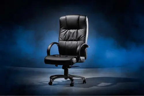 LOTUS křeslo kancelářské, béžová ekokůže