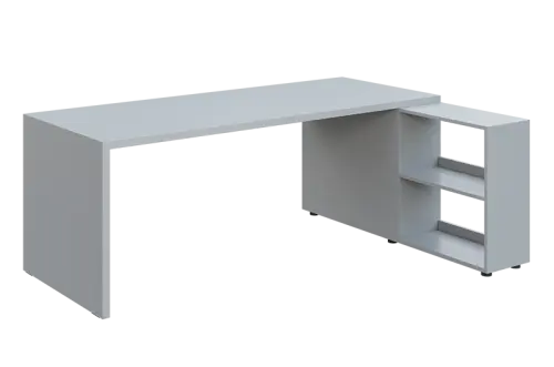 QRL 8 - 203 stůl pracovní, pravý lamino - šedá