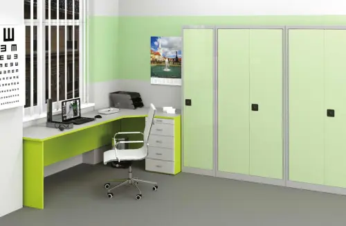 JP - 900 NX skříň policová, 1950x900x400 mm, šedá