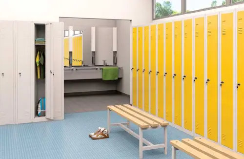 JP - 500 N skříň šatní, 1850x500x500 mm, 2-dílná, šedočervená