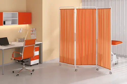 Zástěna C 3-dílná žlutá