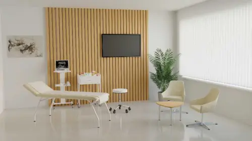 SELLY židle konferenční, ekokůže béžová