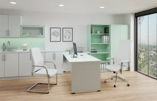 LINCOLN křeslo kancelářské, cappuccino kůže