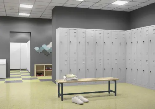 SLD 150 NX lavice šatní, dřevo/ konstrukce antracit RAL 7016