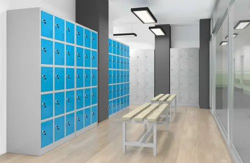 JP - 615 N skříň 15-boxová 1850x900x500 mm, šedá