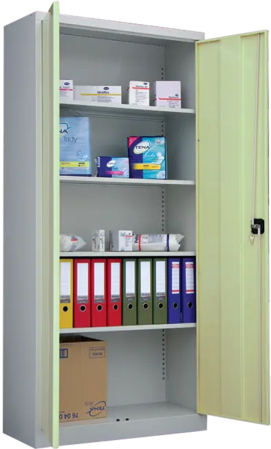 JP - 900 NX skříň policová, 1950x900x400 mm, šedá/zelinkavá