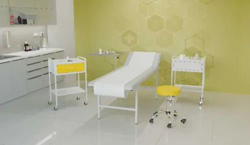 OV - 41 vozík 1-zásuvkový, mobilní, bílý/jarní zeleň