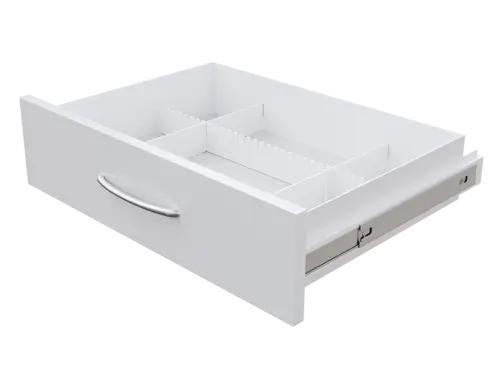 OV - 41 vozík 1-zásuvkový, mobilní, bílý/jarní zeleň