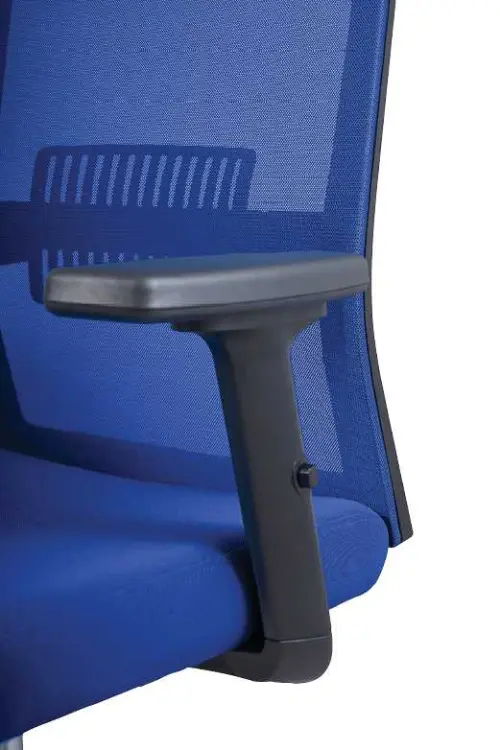 DAREN kancelářská židle s podhlavníkem, kříž nylon, šedá