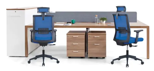 DAREN kancelářská židle s podhlavníkem, kříž nylon, šedá