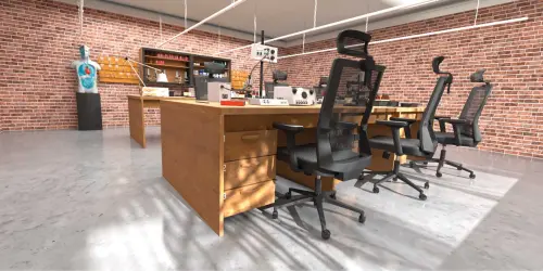 DAREN kancelářská židle s podhlavníkem, kříž nylon, šedá