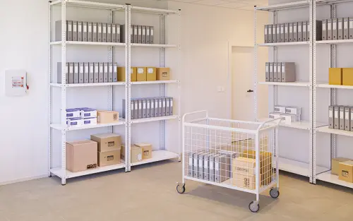 VNP - 90 vozík drátěný, bílý