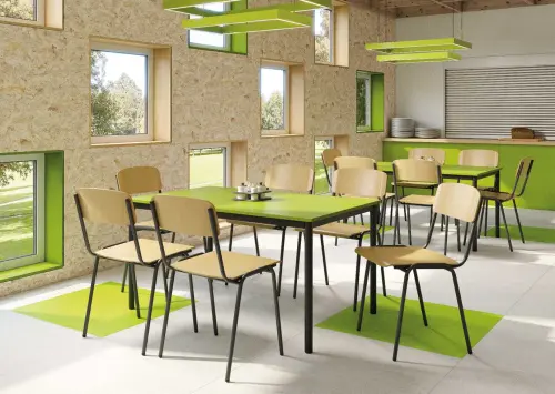 ZETA N židle jídelní buk, kostra černá