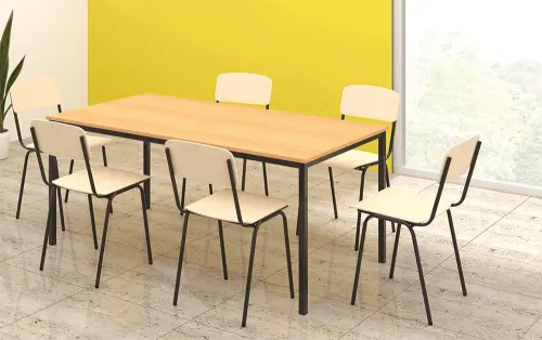 ZETA N židle jídelní buk, kostra černá