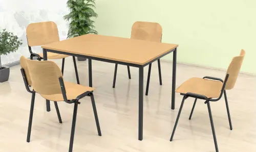 PESCARA N židle konferenční, kostra černá, buk