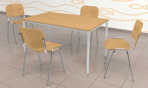 PESCARA CR židle konferenční, kostra chrom, buk