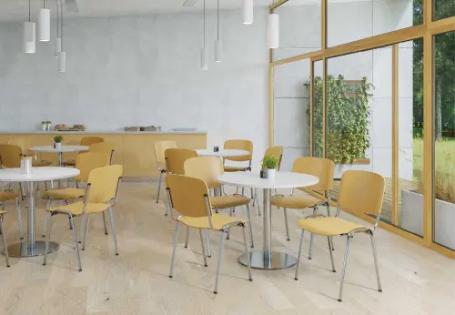 PESCARA CR židle konferenční, kostra chrom, buk