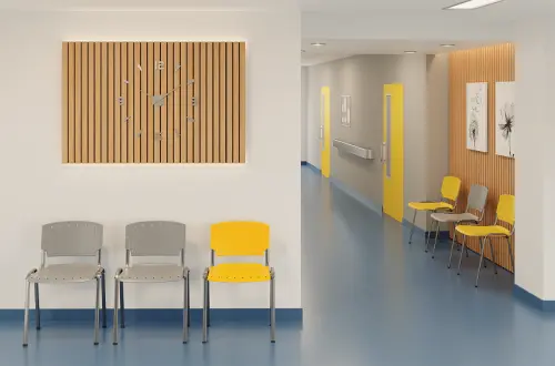 KLINT ST židle, plast oranžový