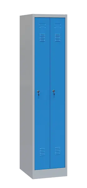 JP - 420 skříň šatní 1850x412,5x500 mm, 2-dílná, šedomodrá