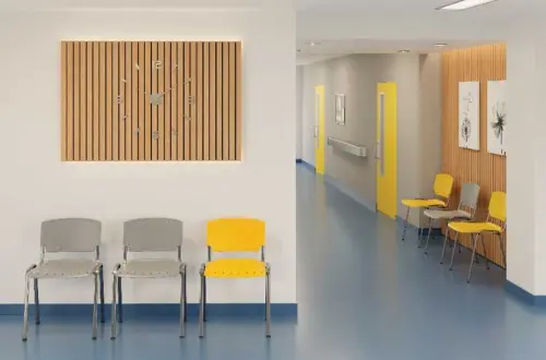 KLINT CR židle, plast modrý