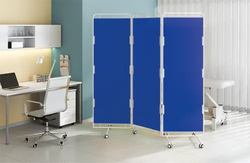 Zástěna D, 3 - dílná, zelená